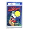 Image 1 : Captain Midnight #45 Mile High pedigree (Fawcett, 1946) CGC NM- 9.2 Off-white to white pages. We'...