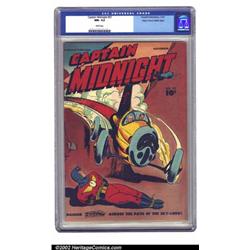 Captain Midnight #57 Mile High pedigree (Fawcett, 1947) CGC NM- 9.2 White pages. It seemed like a...