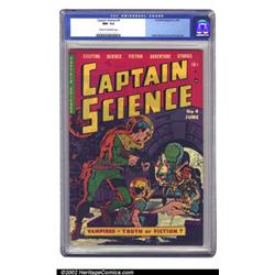 Captain Science #4 (Youthful Magazines, 1951) CGC NM- 9.2 Cream to off-white pages. Prior to join...