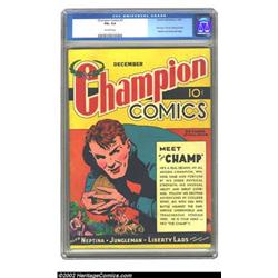 Champion Comics #2 (Harvey, 1939) CGC FN+ 6.5 Off-white pages. This is actually the first issue i...