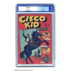 The Cisco Kid #1 (Baily Publication, 1944) CGC NM- 9.2 Off-white pages. This is currently the hig...
