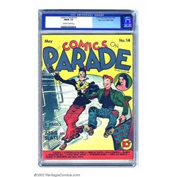 Comics On Parade #14 Mile High pedigree (United Features Syndicate, 1939) CGC FN/VF 7.0 Off-white...