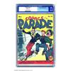 Image 1 : Comics On Parade #14 Mile High pedigree (United Features Syndicate, 1939) CGC FN/VF 7.0 Off-white...