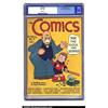 Image 1 : The Comics #7 Mile High pedigree (Dell, 1938) CGC FN- 5.5 Off-white pages. Comic strip reprints o...