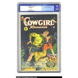 Cowgirl Romances #1 Mile High pedigree (Fiction House, 1950) CGC NM 9.4 White pages. This is anot...