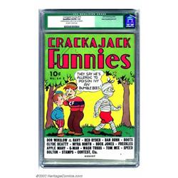 Crackajack Funnies #14 Mile High pedigree (Dell, 1939) CGC Qualified VG/FN 5.0 Off-white to white...