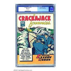 Crackajack Funnies #30 Mile High pedigree (Dell, 1940) CGC NM+ 9.6 Off-white pages. Man! We're we...