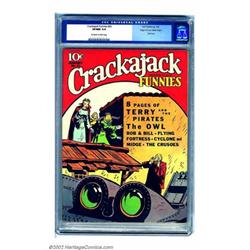 Crackajack Funnies #43 Mile High pedigree (Dell, 1942) CGC VF/NM 9.0 Off-white to white pages. Th...
