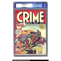 Crime Does Not Pay #26 Pennsylvania pedigree (Lev Gleason, 1943) CGC VF/NM 9.0 Off-white pages. O...