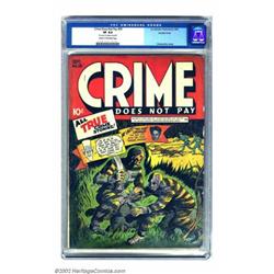 Crime Does Not Pay #29, Double Cover (Lev Gleason, 1943) CGC VF 8.0 Cream to off-white pages. Cha...