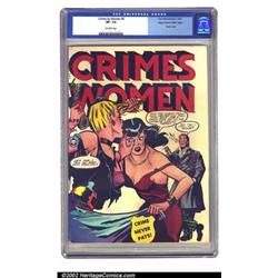 Crimes by Women #6 Mile High pedigree (Fox, 1949) CGC VF- 7.5 Off-white pages. Here's that "Class...