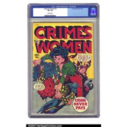 Crimes by Women #10 (Fox, 1949) CGC VF+ 8.5 Off-white pages. "Cat fight" covers like this one alw...