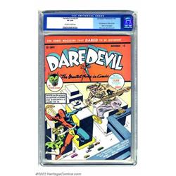 Daredevil Comics #5 (Lev Gleason, 1941) CGC VF 8.0 Off-white to white pages. This book marks the...