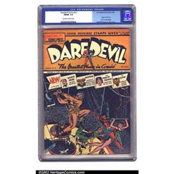 Daredevil Comics #12 (Lev Gleason, 1942) CGC FN/VF 7.0 Off-white to white pages. This beautiful i...