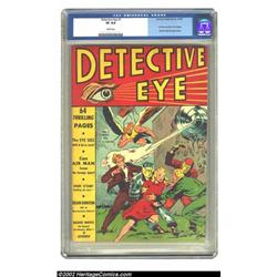 Detective Eye #1 (Centaur, 1940) CGC VF 8.0 White pages. With their own unique style, Centaur boo...