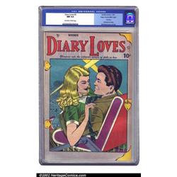 Diary Loves #2 Mile High pedigree (Quality, 1949) CGC NM 9.4 Off-white to white pages. If this do...