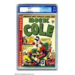 Dick Cole #8 Mile High pedigree (Curtis, 1950) CGC NM 9.4 Off-white pages. Most collectors don't...