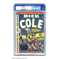 Dick Cole #9 Mile High pedigree (Curtis, 1950) CGC NM+ 9.6 Off-white to white pages. Just one mor...