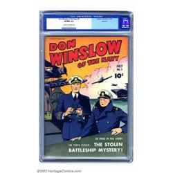 Don Winslow #5 Rockford pedigree (Fawcett, 1943) CGC VF/NM 9.0 Cream to off-white pages. This cla...