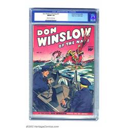 Don Winslow #37 Mile High pedigree (Fawcett, 1946) CGC NM/MT 9.8 Off-white to white pages. One of...