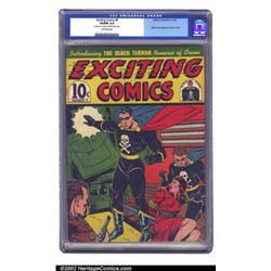 Exciting Comics #9 (Nedor Publications, 1941) CGC VG/FN 5.0 Off-white pages. With this landmark i...