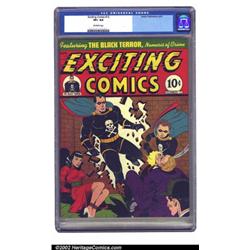 Exciting Comics #12 (Nedor Publications, 1941) CGC VF+ 8.5 Off-white pages. As with other issues...