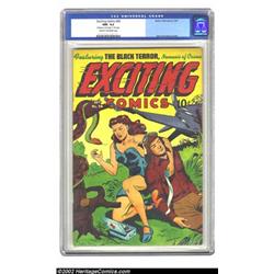 Exciting Comics #56 (Better Publications, 1947) CGC NM- 9.2 Cream to off-white pages. This issue...