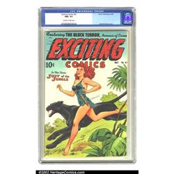 Exciting Comics #61 (Nedor Publications, 1948) CGC NM+ 9.6 Off-white to white pages. Featuring a...