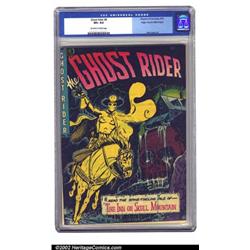 Ghost Rider #8 Mile High pedigree (Magazine Enterprises, 1952) CGC VF+ 8.5 Off-white to white pag...