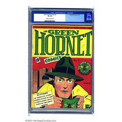 Green Hornet Comics #2 (Harvey, 1941) CGC VG 4.0 Cream to off-white pages. A striking cover by Be...