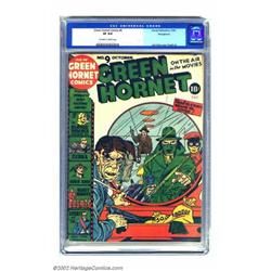 Green Hornet Comics #9 Pennsylvania pedigree (Harvey, 1942) CGC VF 8.0 Off-white to white pages....