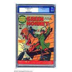 Green Hornet Comics #11 Pennsylvania pedigree (Harvey, 1943) CGC FN/VF 7.0 Off-white pages. This...