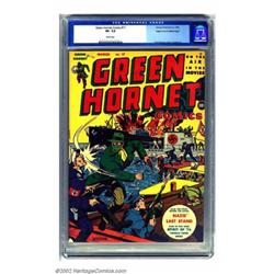 Green Hornet Comics #17 Mile High pedigree (Harvey, 1944) CGC VF- 7.5 White pages. Yes, Virginia,...