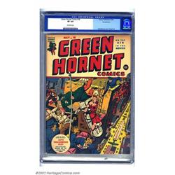 Green Hornet Comics #18 Pennsylvania pedigree (Harvey, 1944) CGC VF 8.0 Off-white pages. Alex Sch...