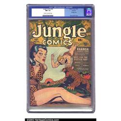 Jungle Comics #34 Rockford pedigree (Fiction House) CGC NM- 9.2 Cream to off-white pages. Kaanga'...