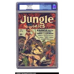 Jungle Comics #35 Rockford pedigree (Fiction House, 1942) CGC FN/VF 7.0 Cream to off-white pages....