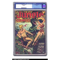Jungle Comics #37 Rockford pedigree (Fiction House, 1943) CGC FN 6.0 Cream to off-white pages. Th...