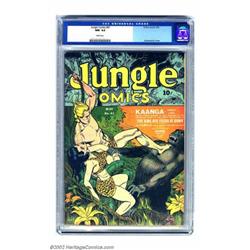 Jungle Comics #41 (Fiction House, 1943) CGC NM- 9.2 White pages. Dan Zolnerowich was famous for h...
