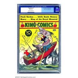King Comics #15 Mile High pedigree (David McKay Publications, 1937) CGC VG+ 4.5 Cream to off-whit...