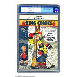 King Comics #33 Mile High pedigree (David McKay Publications, 1938) CGC FN 6.0 Off-white pages. I...