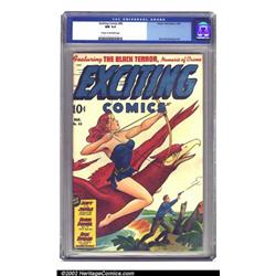 Exciting Comics #66 (Nedor Publications, 1949) CGC NM 9.4 Cream to off-white pages. This Schombur...