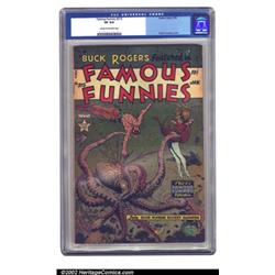 Famous Funnies #215 (Eastern Color, 1955) CGC VF 8.0 Cream to off-white pages. The late 1940s and...