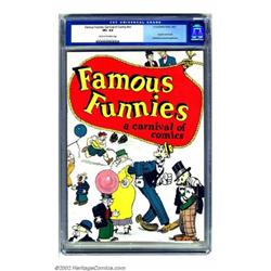 Famous Funnies: Carnival of Comics #1 (Eastern Color, 1933) CGC VF+ 8.5 Cream to off-white pages....