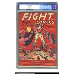 Fight Comics #1 (Fiction House, 1940) CGC FN+ 6.5 Off-white pages. This striking Will Eisner cove...