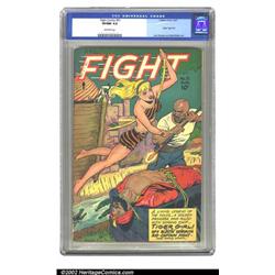 Fight Comics #51 (Fiction House, 1947) CGC VF/NM 9.0 Off-white pages. Featuring the origin of Tig...