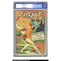 Fight Comics #53 (Fiction House, 1947) CGC NM 9.4 Off-white to white pages. Tiger Girl lets loose...