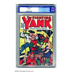 Fighting Yank #15 (Nedor Publications, 1946) CGC VF 8.0 Cream to off-white pages. Alex Schomburg...