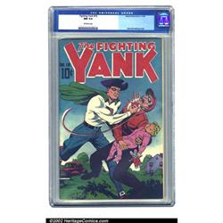 Fighting Yank #18 (Nedor Publications, 1946) CGC NM 9.4 Off-white pages. Alex Schomburg's usual b...