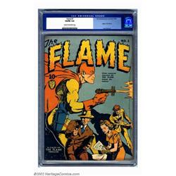 The Flame #1 (Fox, 1940) CGC VG/FN 5.0 Cream to off-white pages. Fox Features was one of the majo...