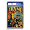 Image 1 : The Flame #1 (Fox, 1940) CGC VG/FN 5.0 Cream to off-white pages. Fox Features was one of the majo...